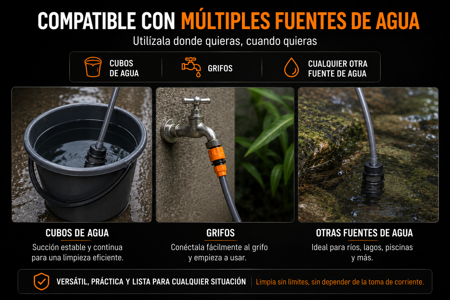 HydroJet™ | Hidrolimpiadora Portátil de Alta Presión